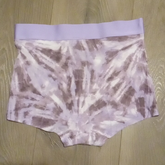 Victoria secret-(3) Pairs- High Waisted BoyShorts-Small (Pink-Purple-Tye Dye) - Picture 7 of 7